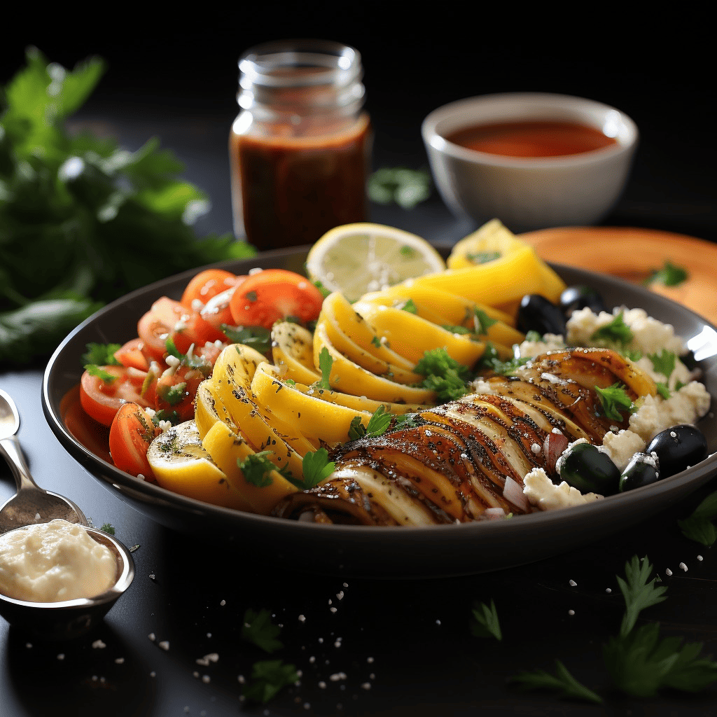 A plate of a low-calorie meal, nutritious meals, fresh cilantro, lime juice