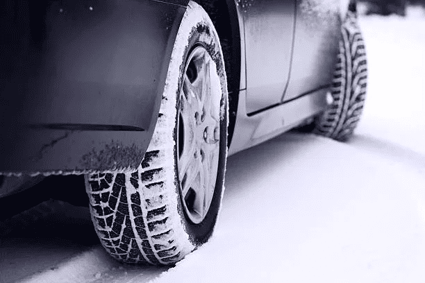 best snow tires, A car with winter tires driving on a snowy road, radial tires, other tires, great tires on wet conditions