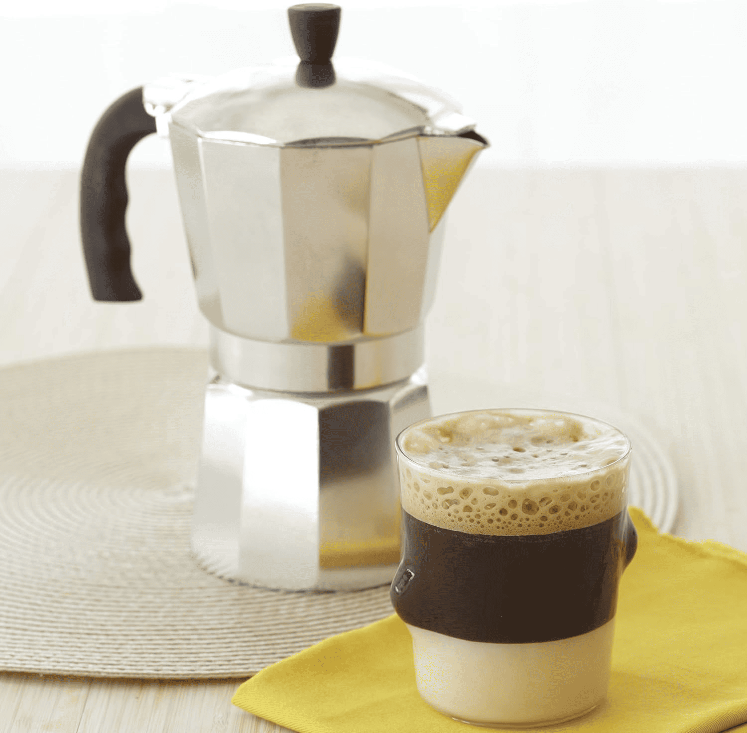 atovetop espresso maker to make maca coffee 