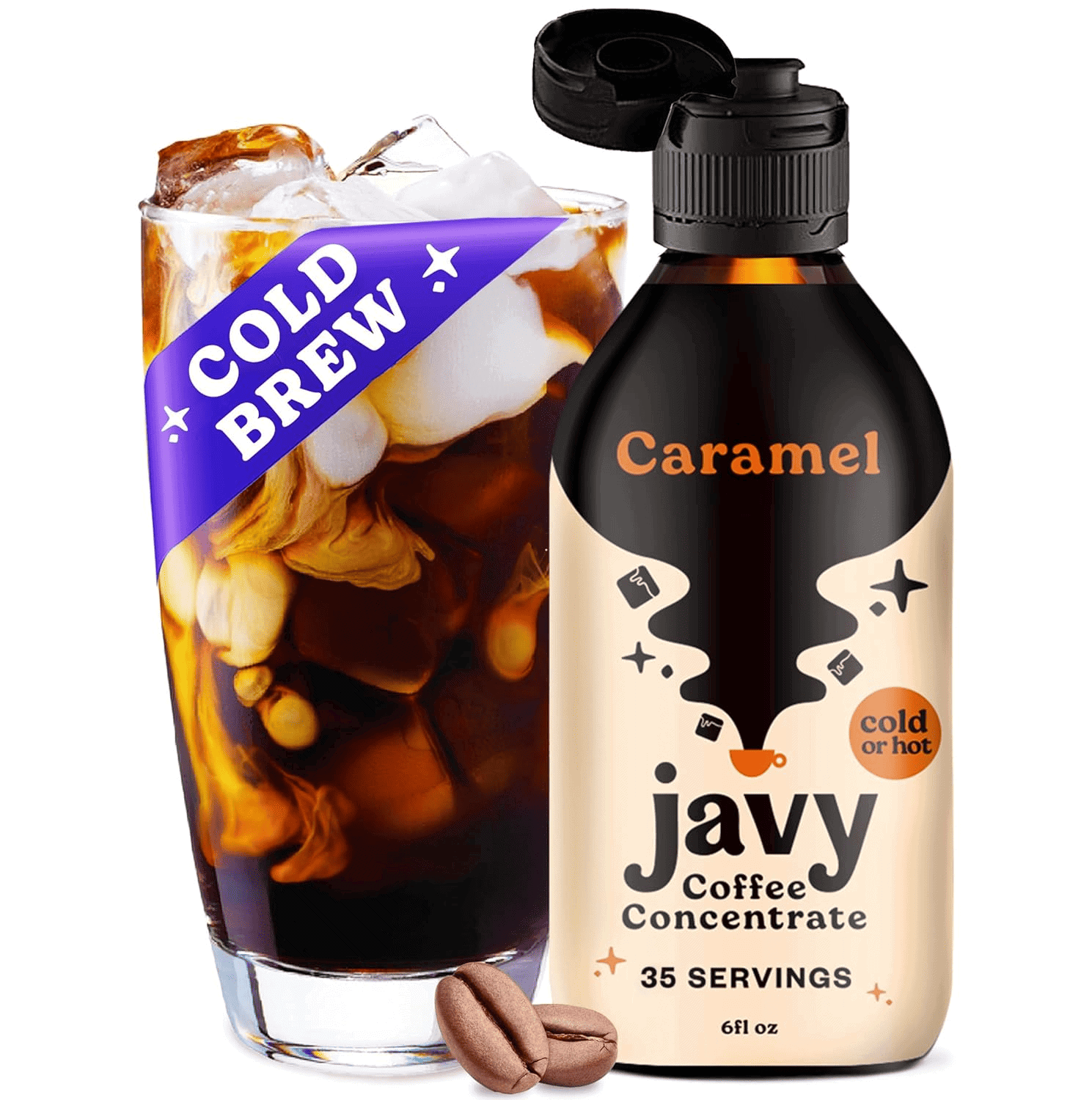 A bottle of Javy Coffee Concentrate