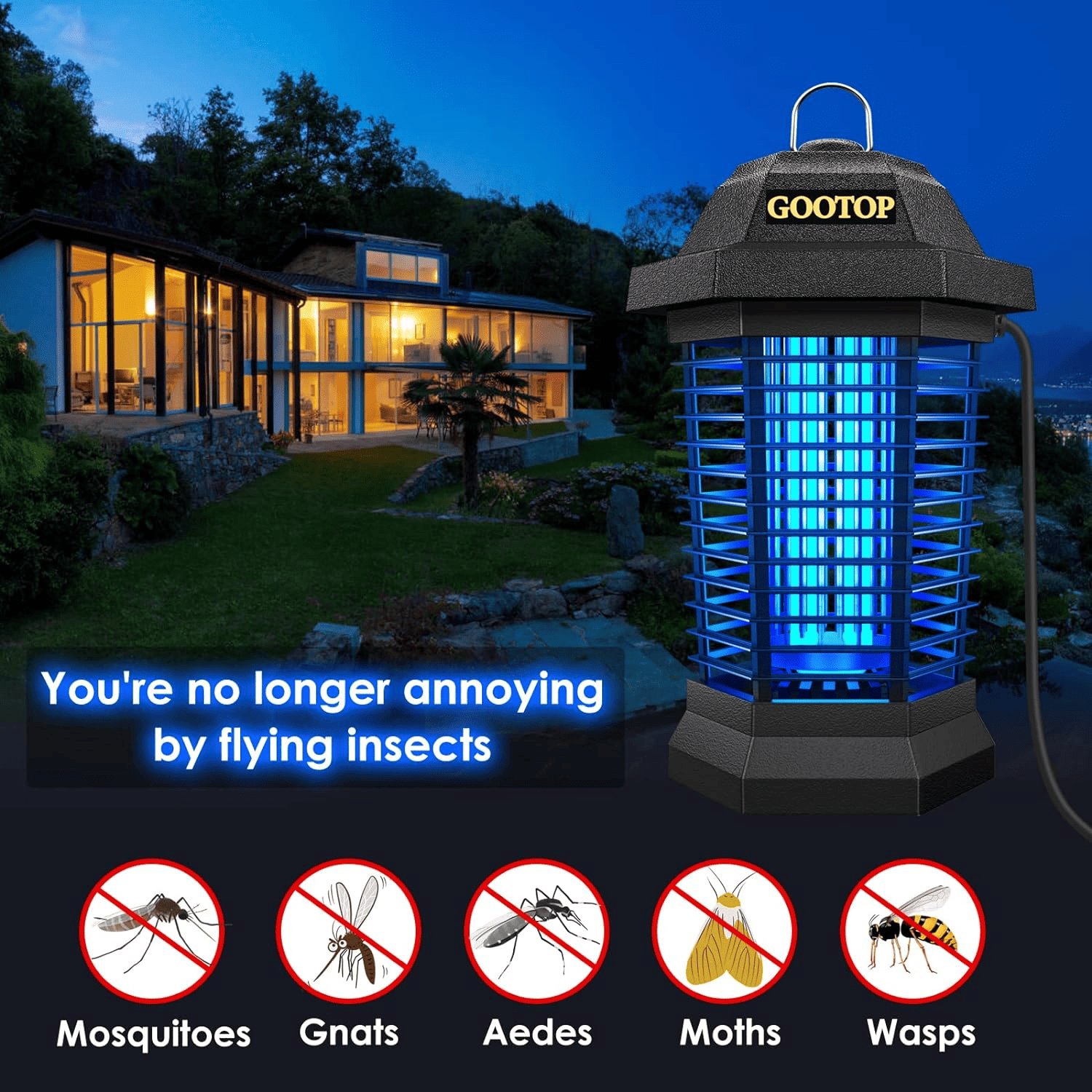 mosquito traps, can be placed near standing water or bird bath