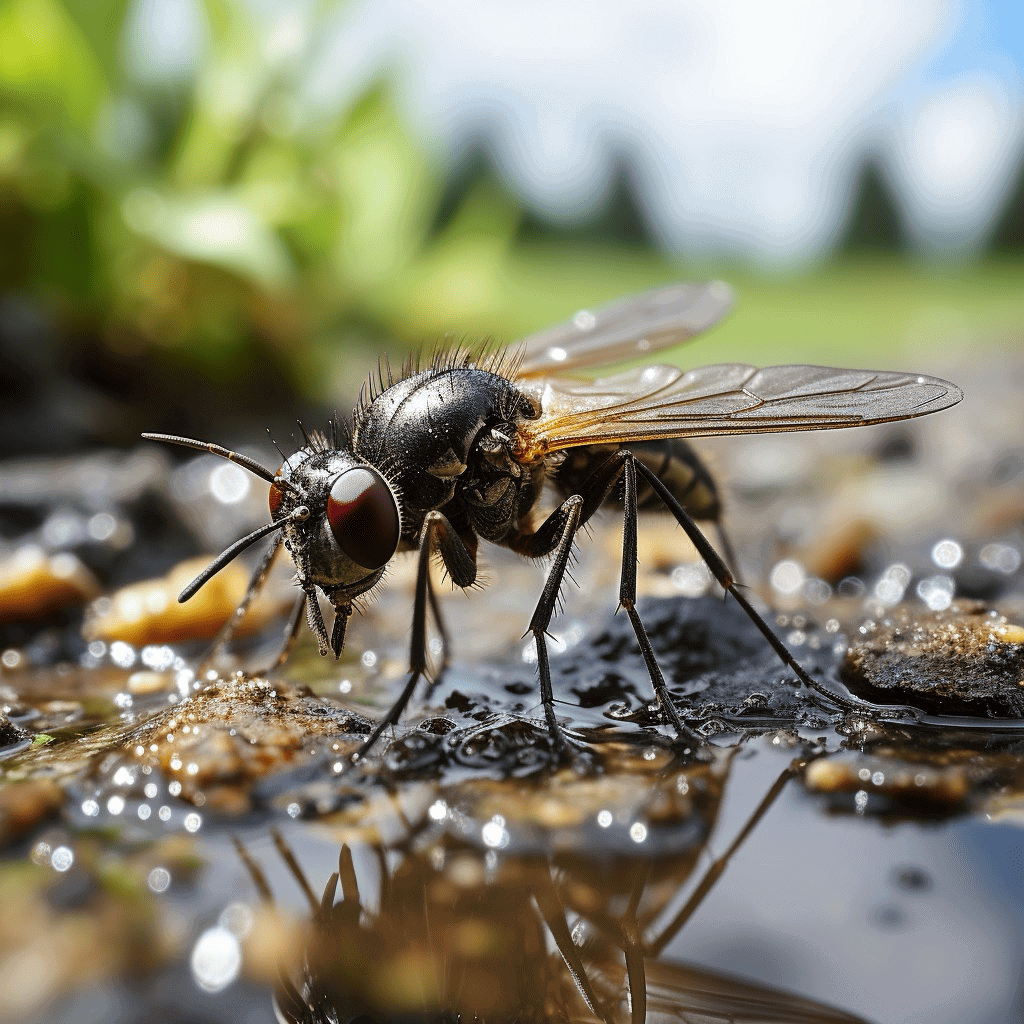 get rid of gnats, how to get rid of gnats, dish soap and bug zapper