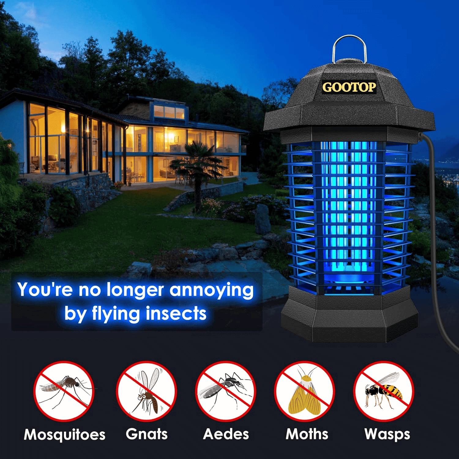 mosquito traps, can be placed near standing water or bird bath