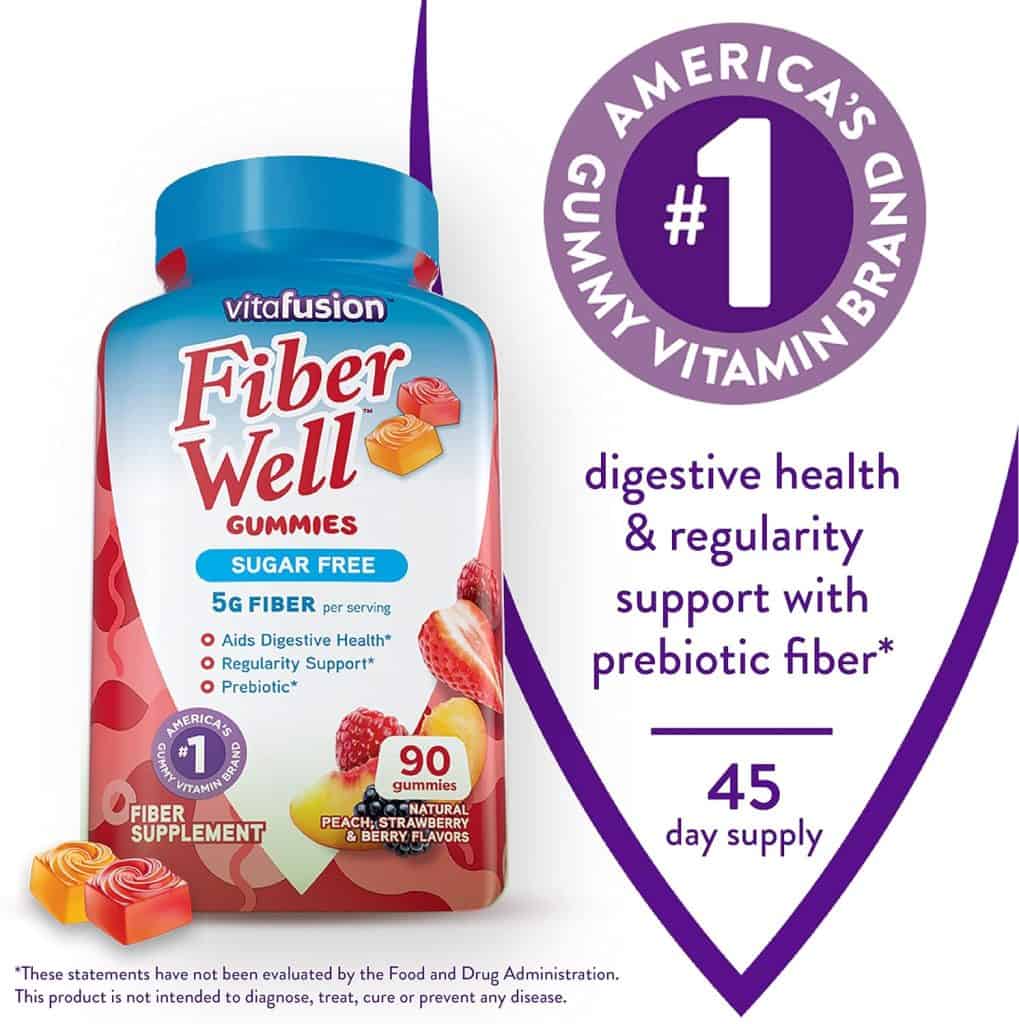 vitafusion fiber well gummy supplement