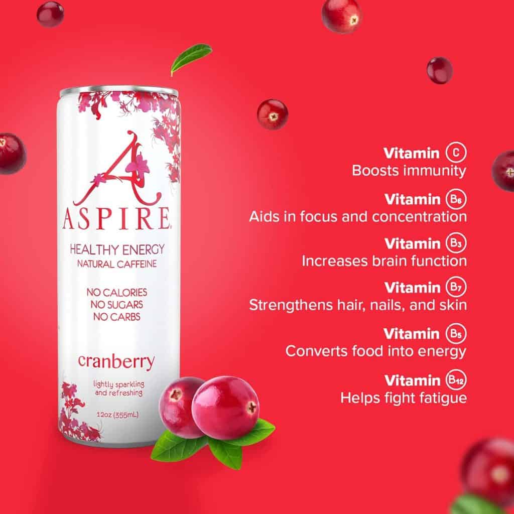 Aspire Cranberry Energy Drink
