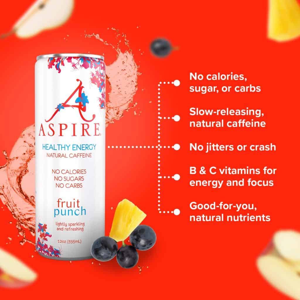 Aspire Fruit Punch Energy Drink