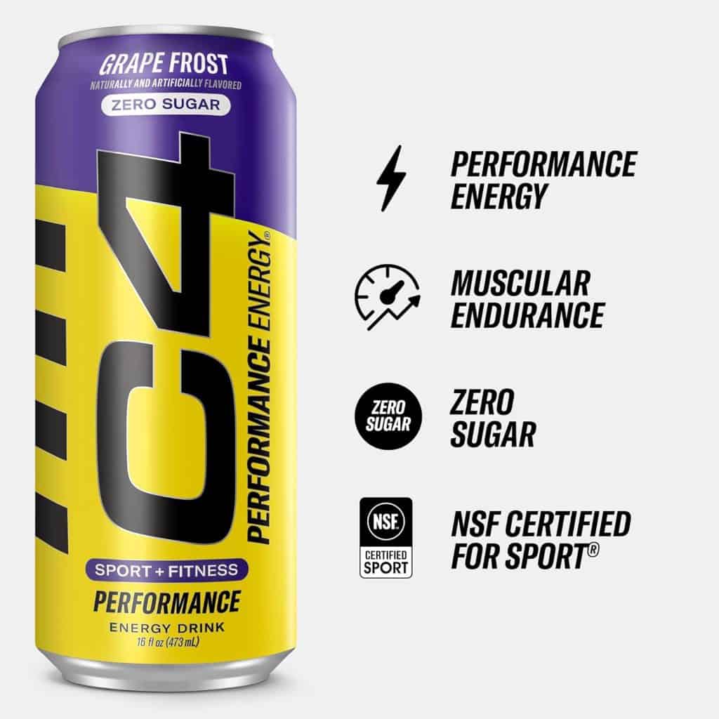 C4 Grape Frost Energy Drink