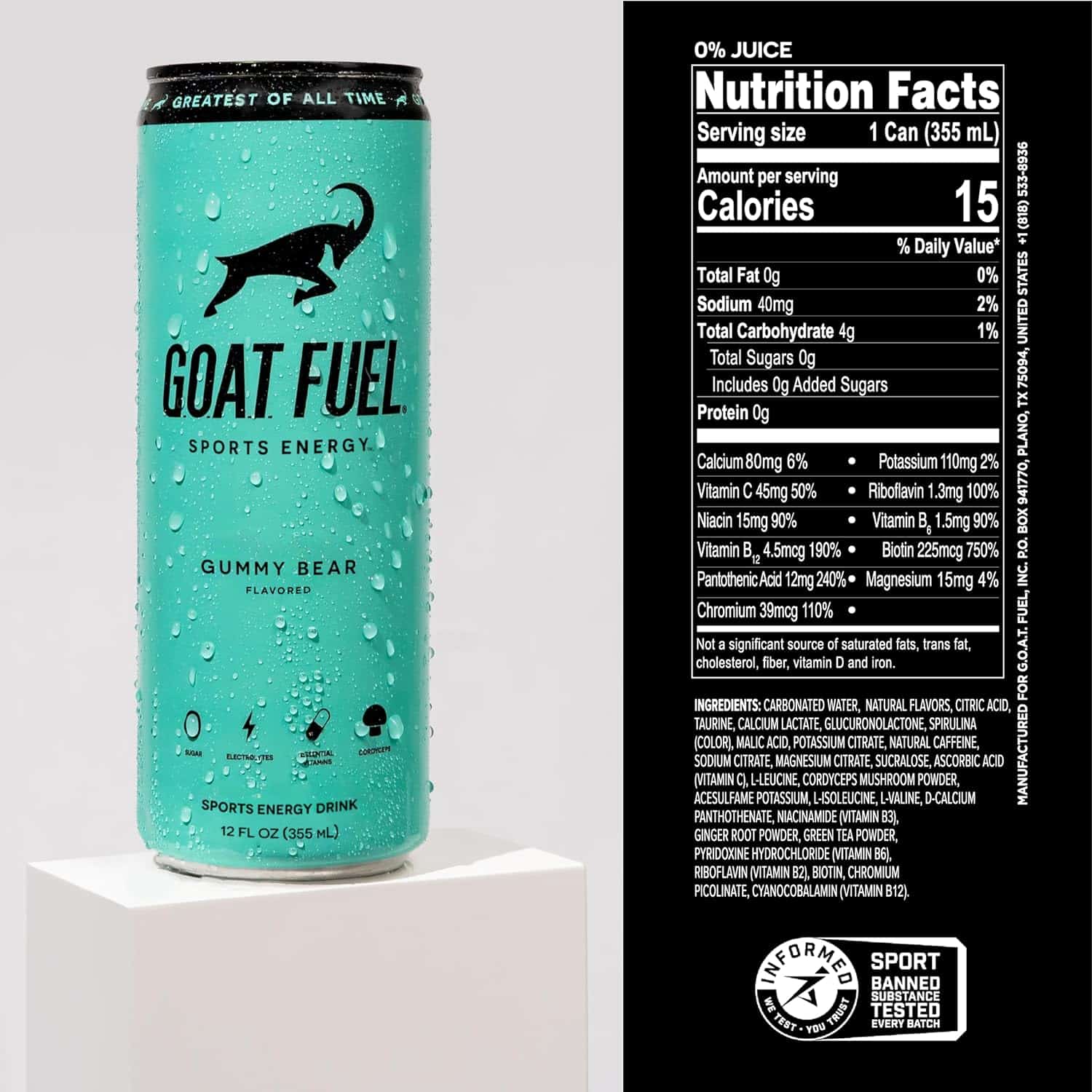 Goat Fuel Gummy Bear Energy Drink: The Sweet Boost