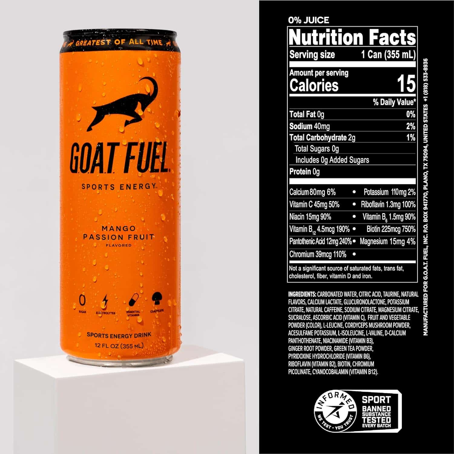 Your New Favorite: Goat Fuel Mango Passionfruit 2024!